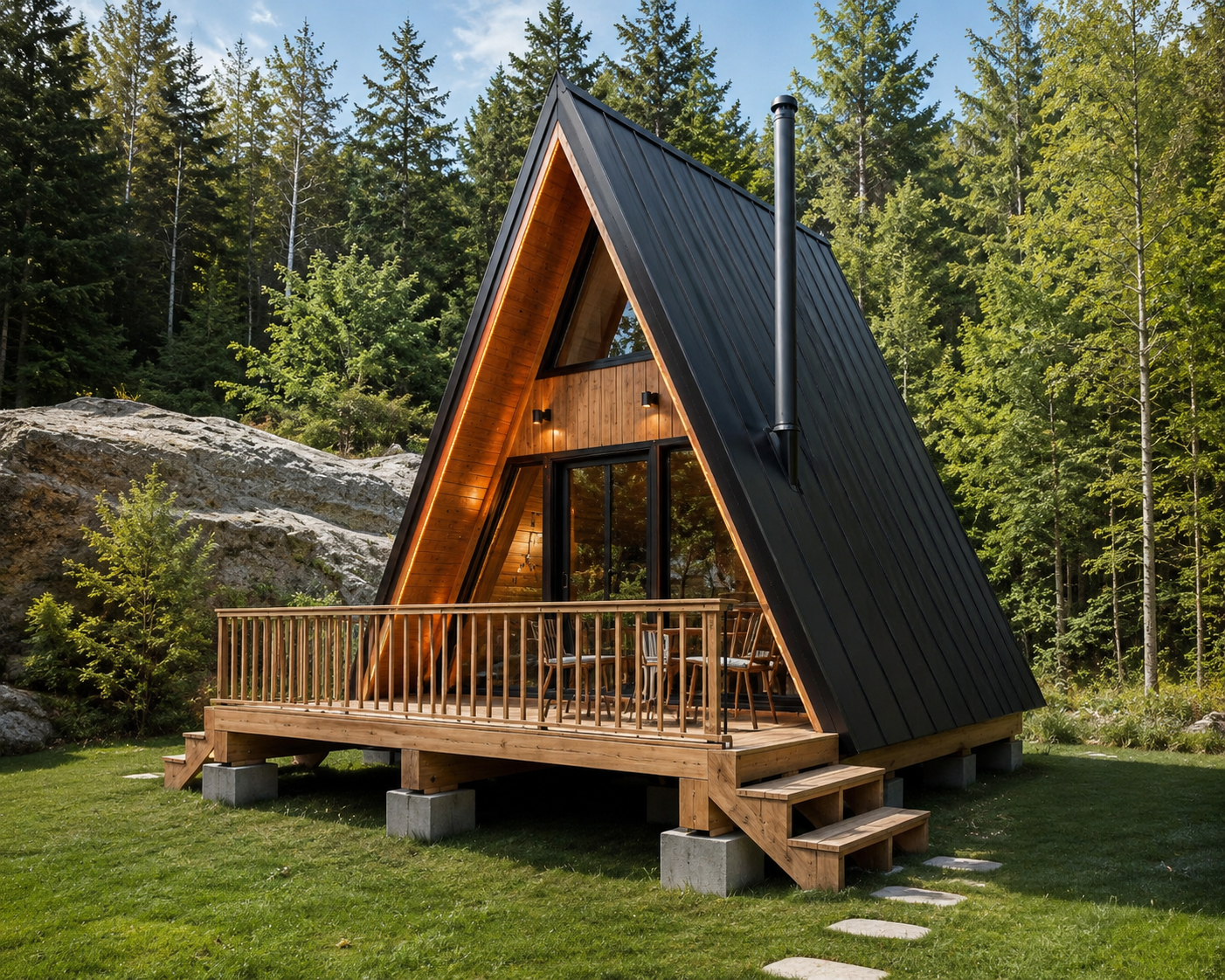 A-Frame tinyhouse