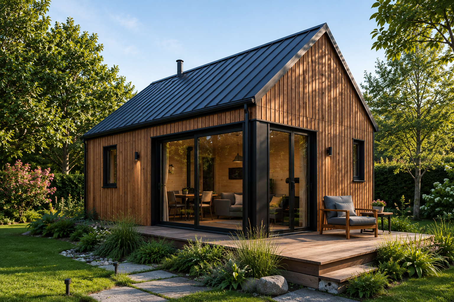 Rekreační chatka tinyhouse